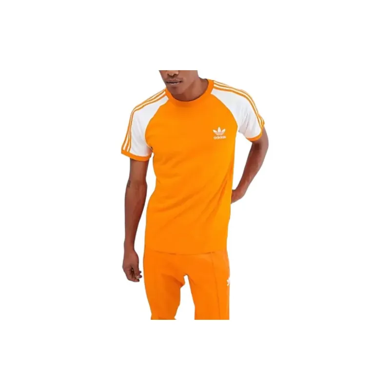 Adidas T Shirts Men Orange-1