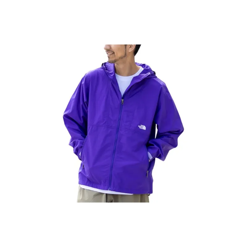 THE NORTH FACE THE NORTH FACE Apparel Collection Water Resistant Windproof Breathable Windbreaker Jacket Unisex Purple-5