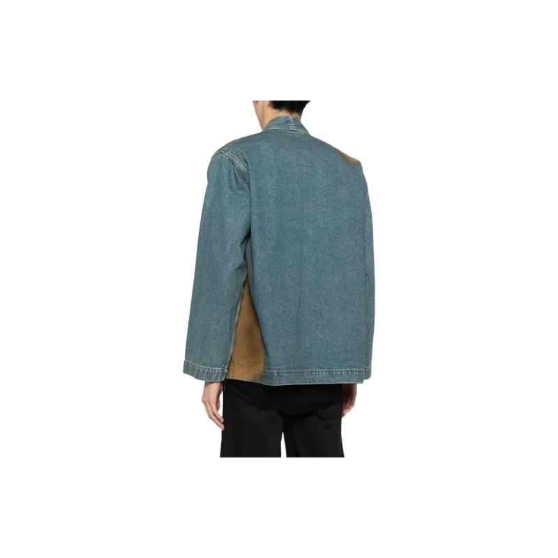 UMA WANG Juno Front-Tied Denim Jacket-2