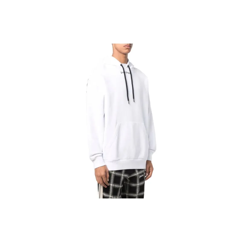 PALM ANGELS Over The Head Logo Hooded Sweatshirt-1