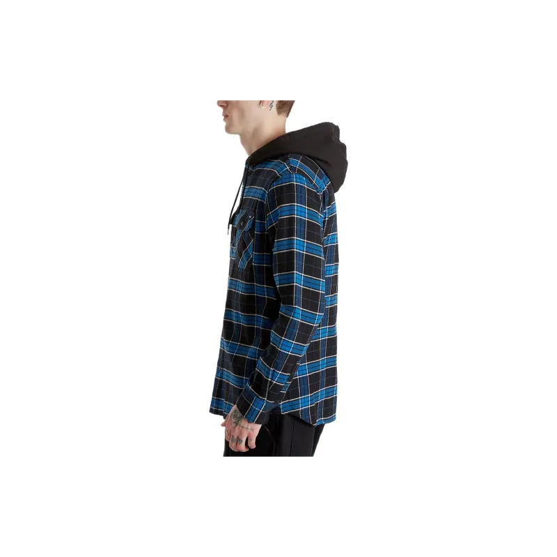 Vans Long Sleeve Woven Shirt Men's Black-4
