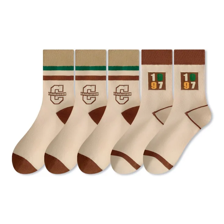 ROBINHOOD Mid Calf Socks Women's 5 Pack-7