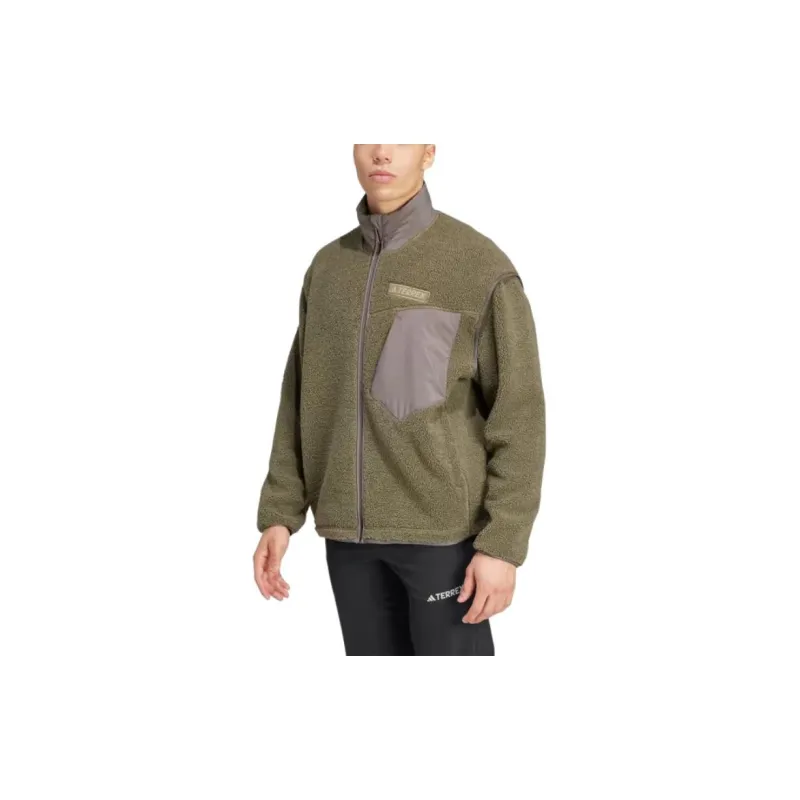 Adidas Free Shipping With AdiClub Terrex Xploric High Pile Fleece Jacket-2