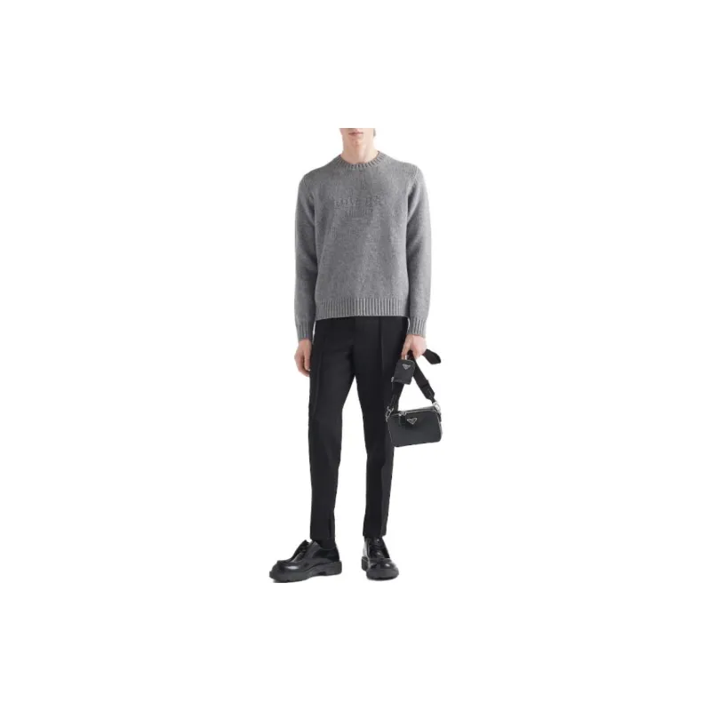 PRADA Logo embroidered Jumper-1