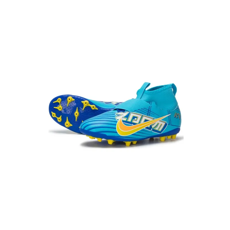 Nike Zoom Mercurial Superfly 9 Academy KM AG 'Baltic Blue' GS-4