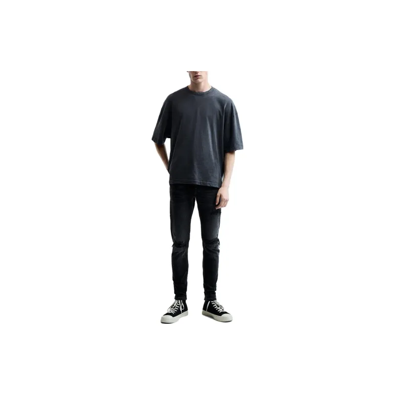 ZARA Jeans Men Dark Gray-2