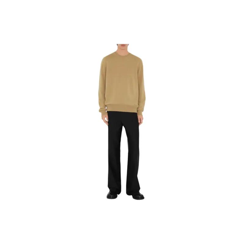 Burberry Logo embroidered Cashmere Jumper-1