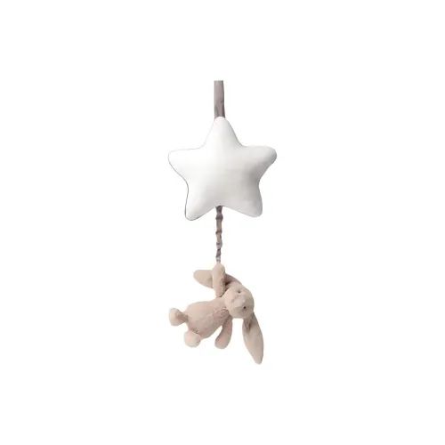 JELLYCAT Shy Collection Music Bell, Brown White Bunny Dolls Plush Doll 28cm High