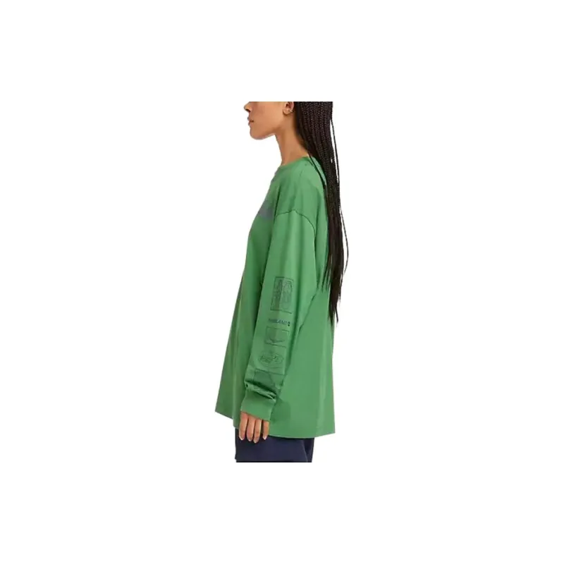 Timberland Mixed Logo Long Sleeve T-Shirt Sweatshirt Unisex Green-5