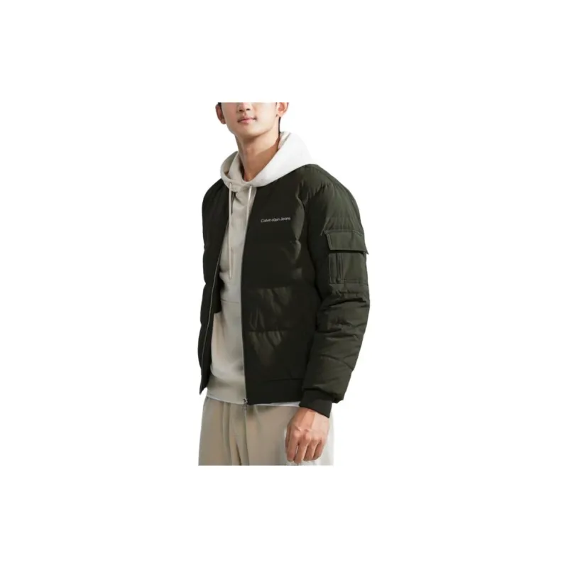 CALVIN KLEIN Down Jacket Unisex Olive Green-2