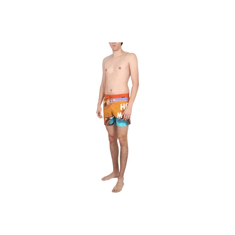 ETRO Landscape Printed Drawstring Swim Shorts-3