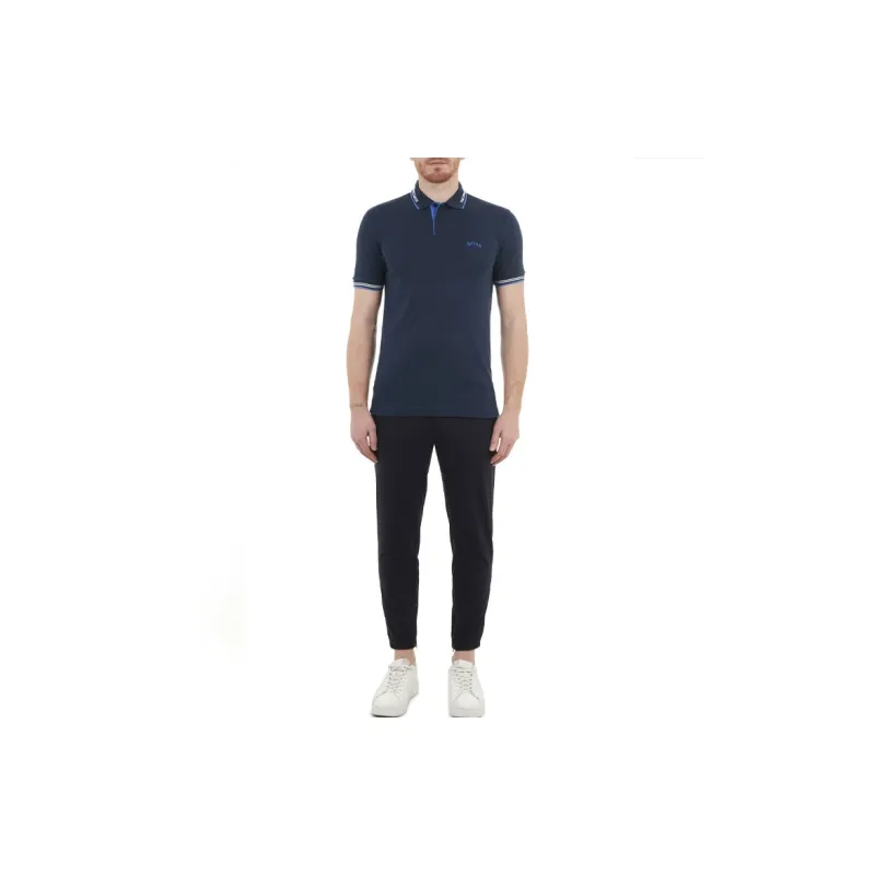 HUGO BOSS Polo Shirts Men Dark Blue-4