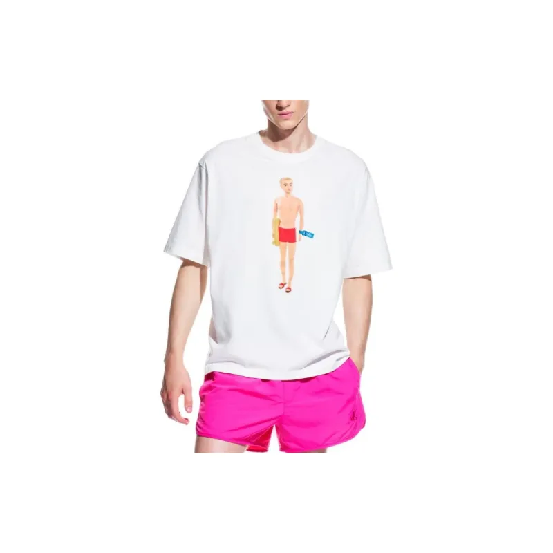Barbie X ZARA T-Shirts Men White-2