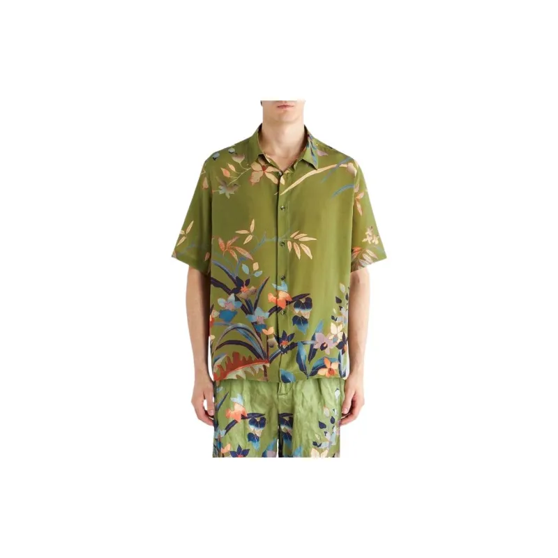 ETRO Floral print Silk Shirt-2
