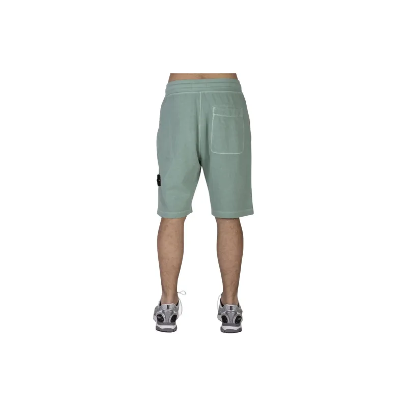 STONE ISLAND Logo Patch Drawstring Bermuda Shorts-2