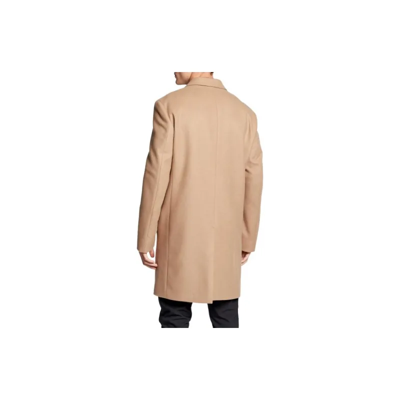 Calvin Klein Coats Men Camel-3