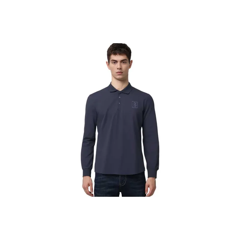Burberry FW22 Polo Shirt Men's Navy Blue-2