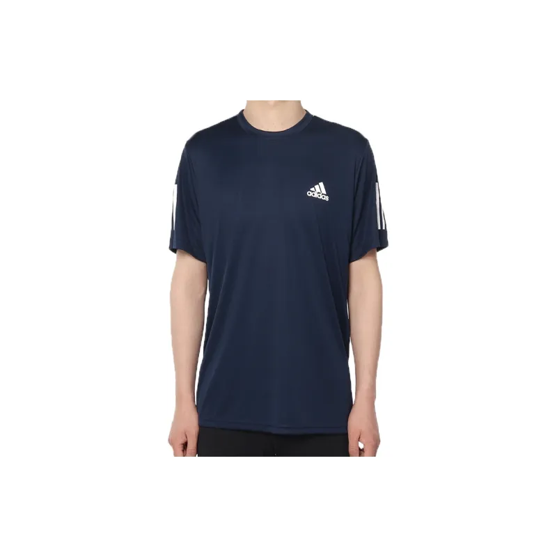 Adidas Set in Sleeve T Shirt Men's Navy Blue-2