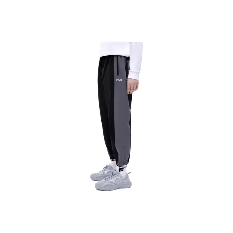 FILA FUSION Knitted Sweatpants Men's Pitch Black-4