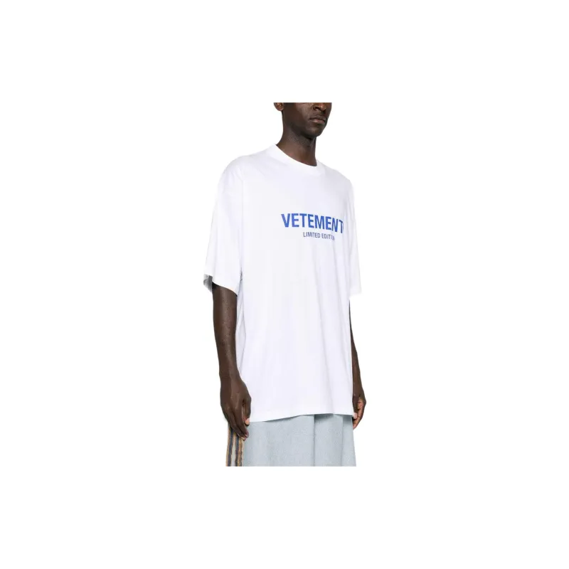 Vetements Logo print Cotton T shirt-4