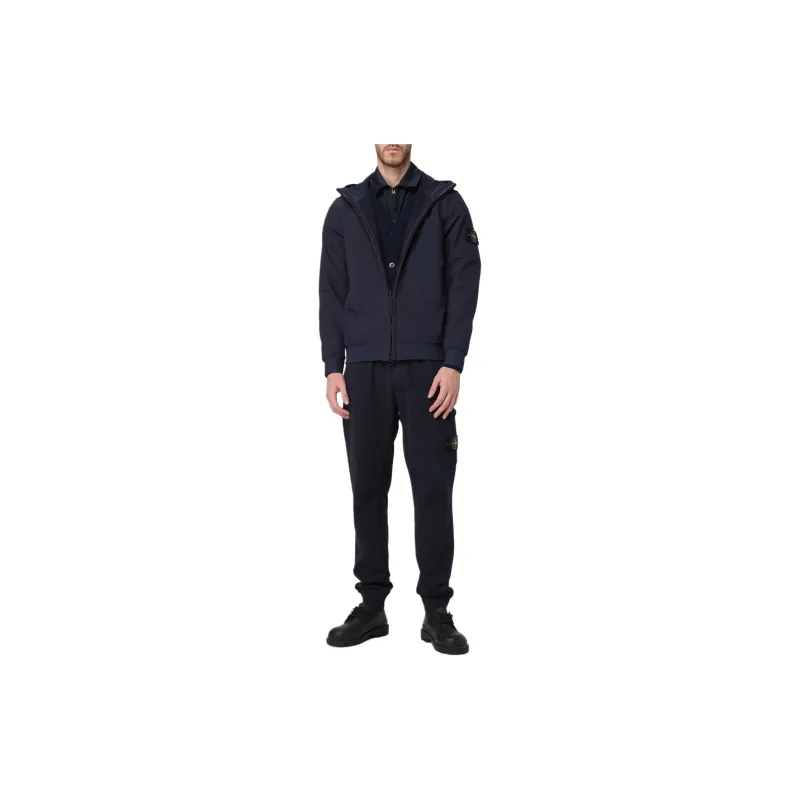 STONE ISLAND Compass Patch V Neck Knitted Cardigan-4