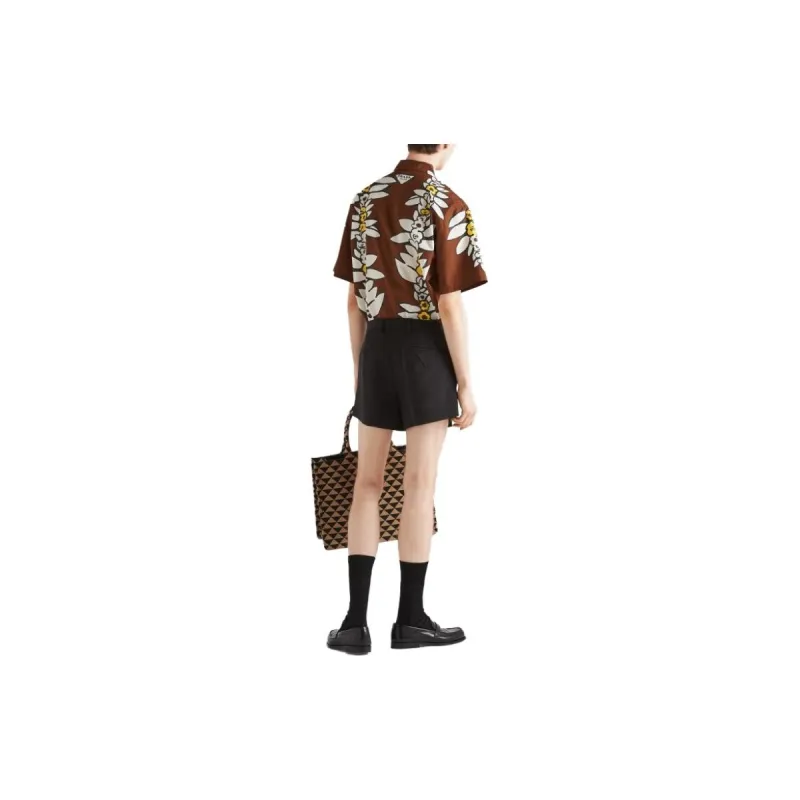 PRADA Shirts Men Brown-2