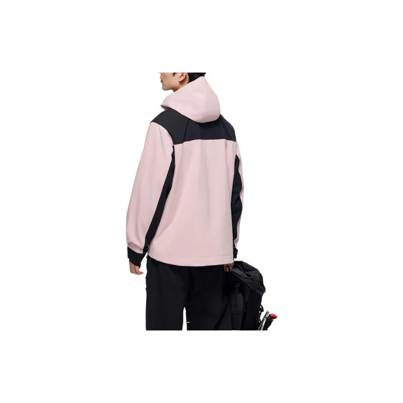 Anta Waterproof And Warm Windbreaker Jacket Men's Firm Pink/Basic Black-2