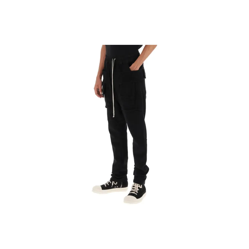 Rick Owens DRKSHDW Cargo Pants Men's Black-4