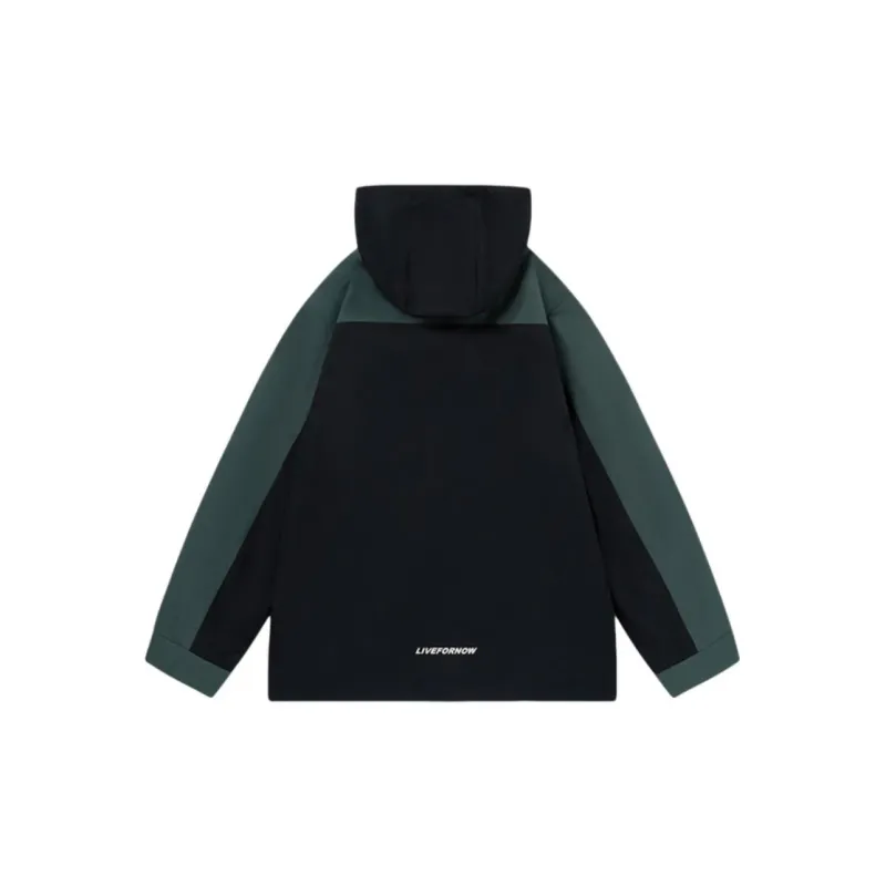 PEAK Sports Life Collection Trench Coat Men's Black-1