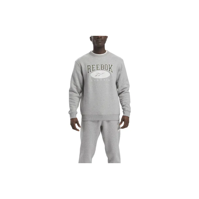 Reebok Classics Archive Essentials Crew Sweatshirt Sweatshirt Unisex Medium Gray Heather-3