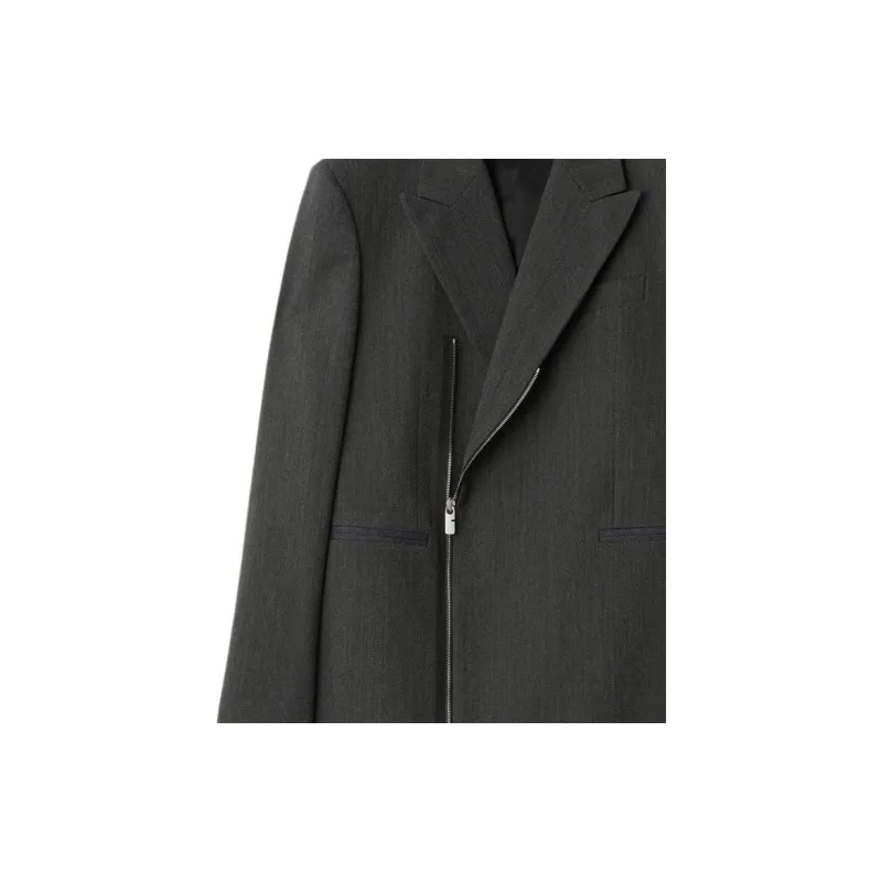 Burberry Jackets Coats Men's Gray Black-7
