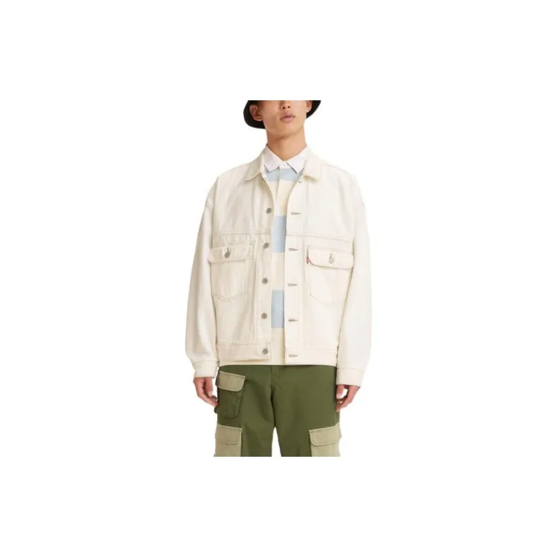 Levi's Denim Jacket Men's White-2