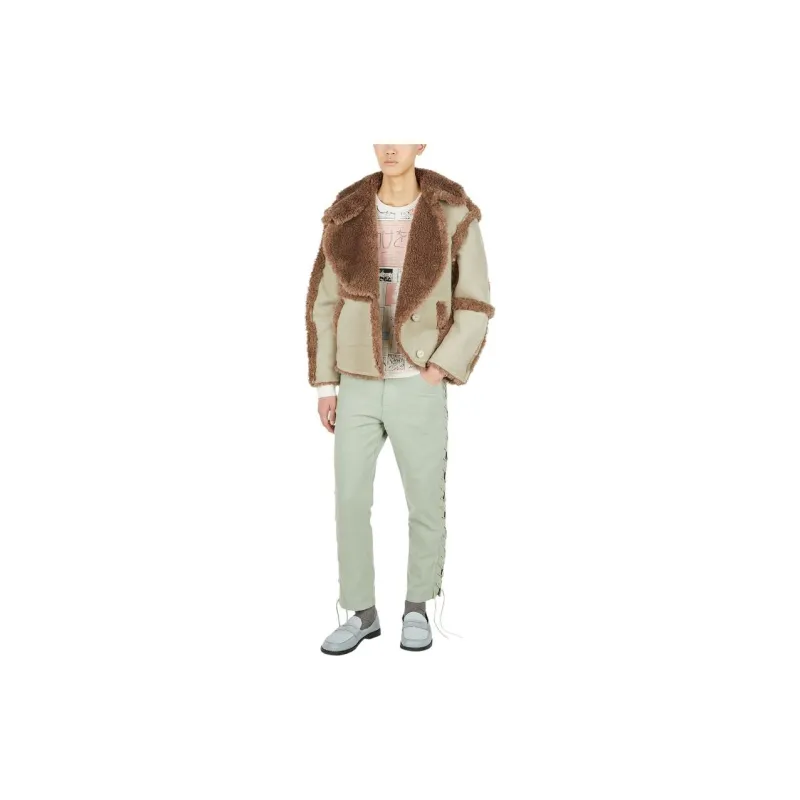 ECKHAUS LATTA Lace up Straight Trousers-1