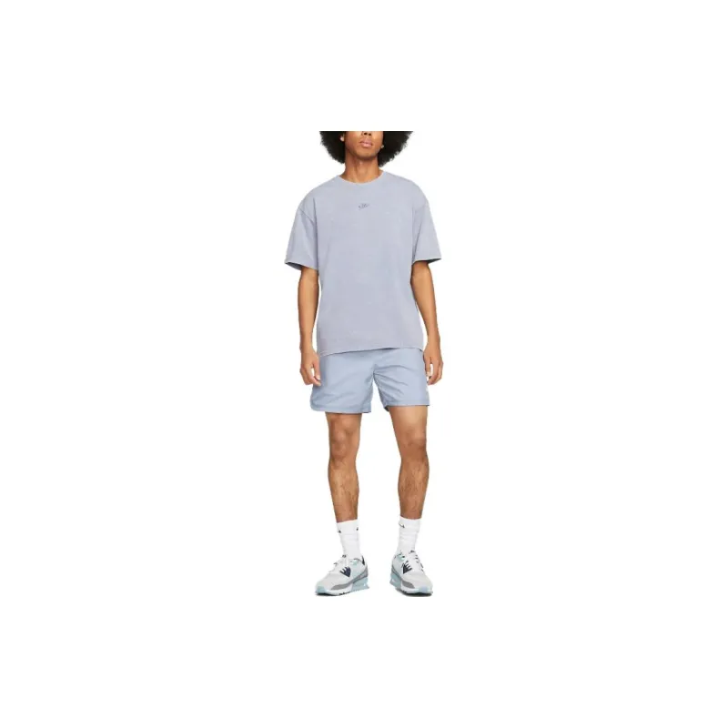 Nike T Shirts Men Steel Blue-2