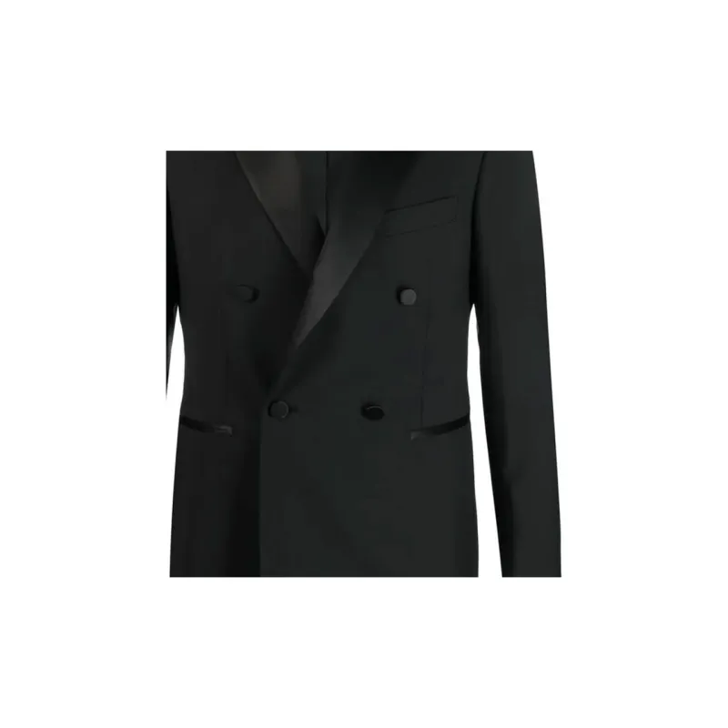 Tagliatore Peak lapels Double breasted Suit-4