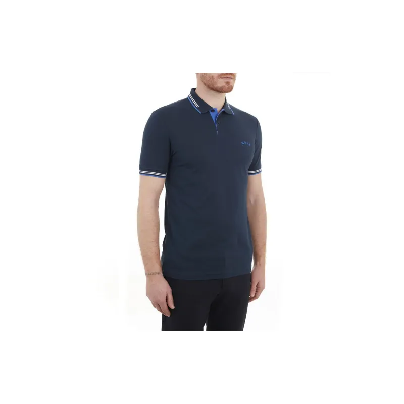 HUGO BOSS Polo Shirts Men Dark Blue-3