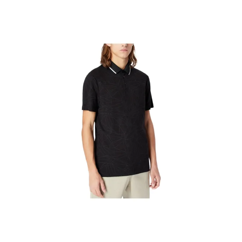 ARMANI EXCHANGE Polo Shirts Men Black-3