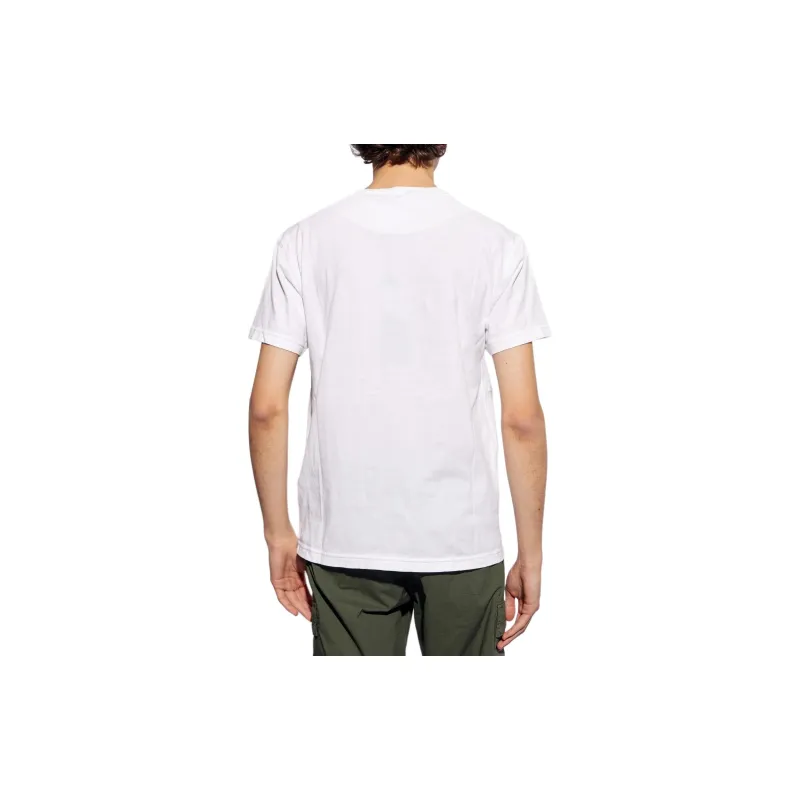 STONE ISLAND Logo Patch Crewneck T Shirt-2