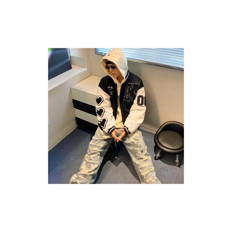 MIRACLE KILL Baseball Jacket Fall And Winter Unisex-15