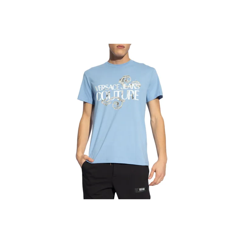 VERSACE JEANS COUTURE T Shirt Men's Blue-2
