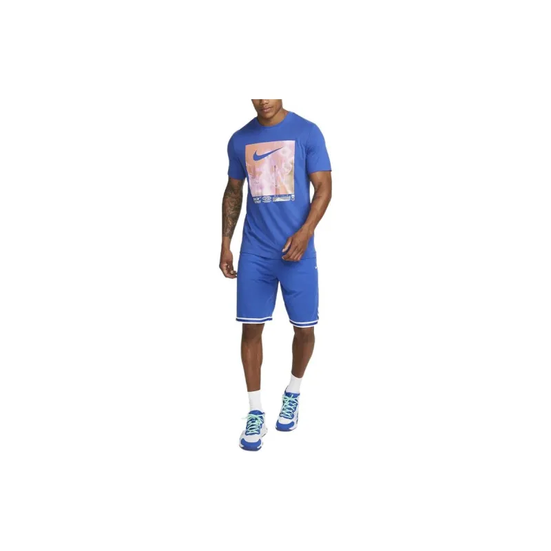 Nike Dri FIT T Shirt Men's Blue-4