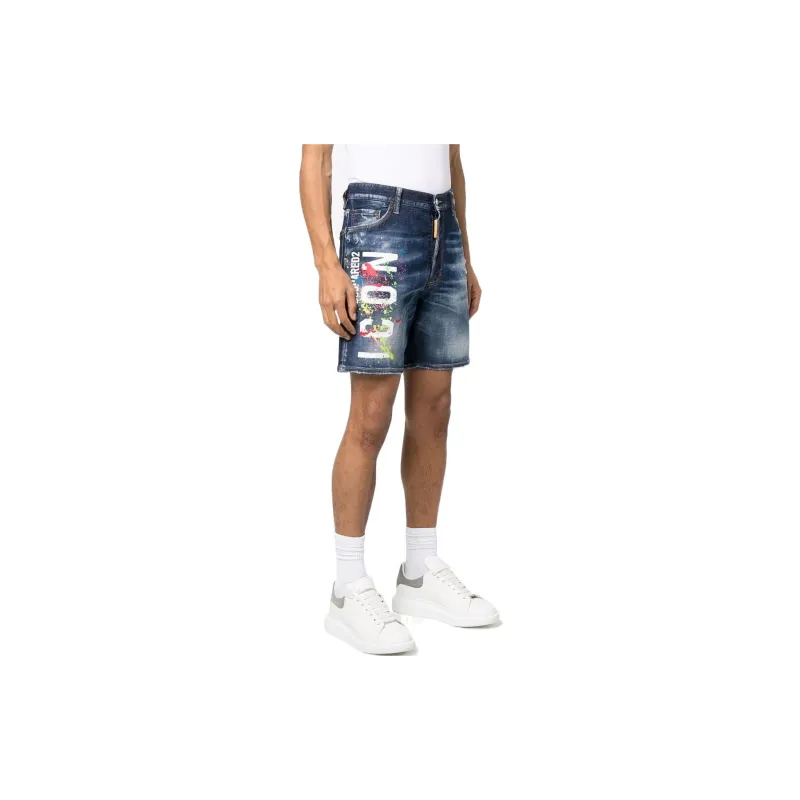 DSQUARED 2 FW22 Denim Shorts Men's Blue-3