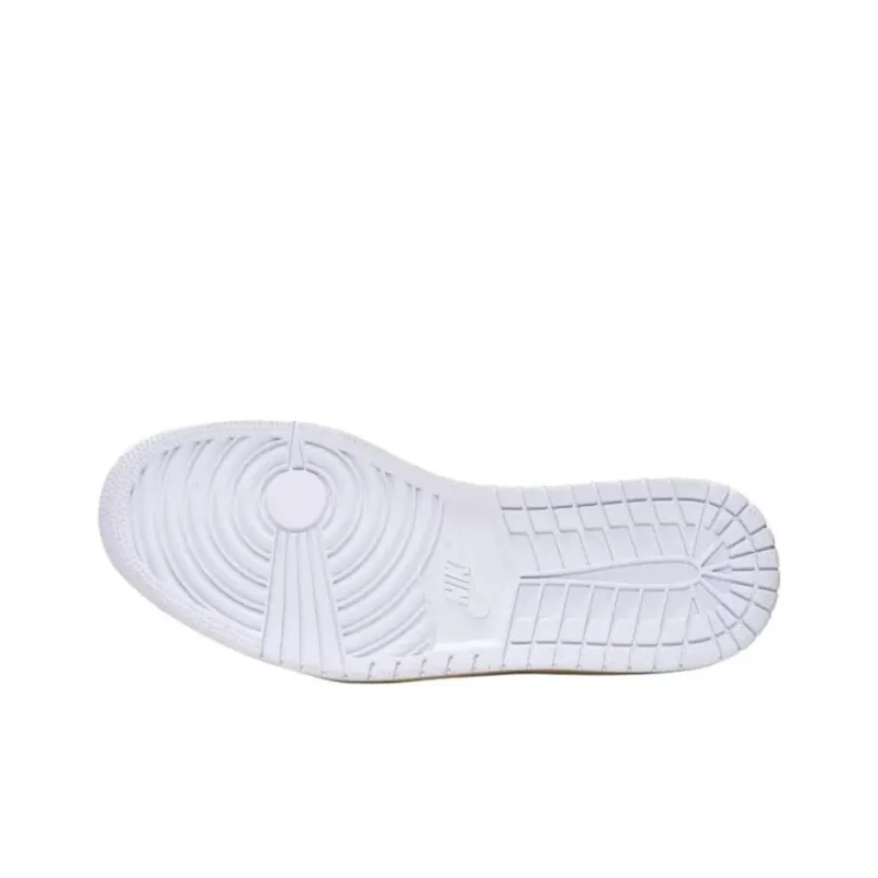 Fragment Design X Travis Scott X Jordan Air Jordan 1 Vintage Basketball Shoes Unisex Low Top White-3