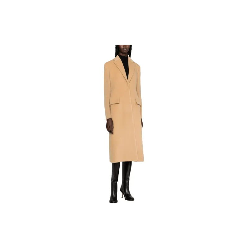 JIL SANDER Coats Women's Beige Yellow-1