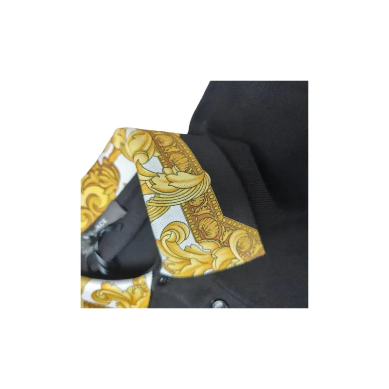 VERSACE SS23 Polo Shirt Men's Black-2