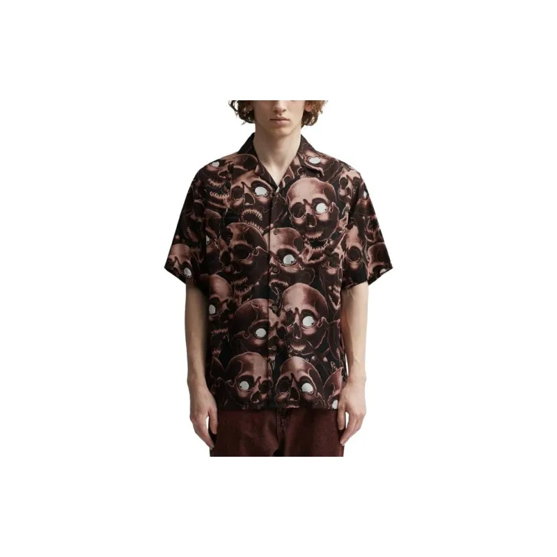 WACKO MARIA Shirt Men's Dark Brown-2