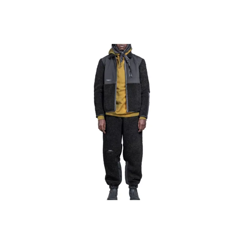 ISO.POETISM Velvet Jackets Men Black-2
