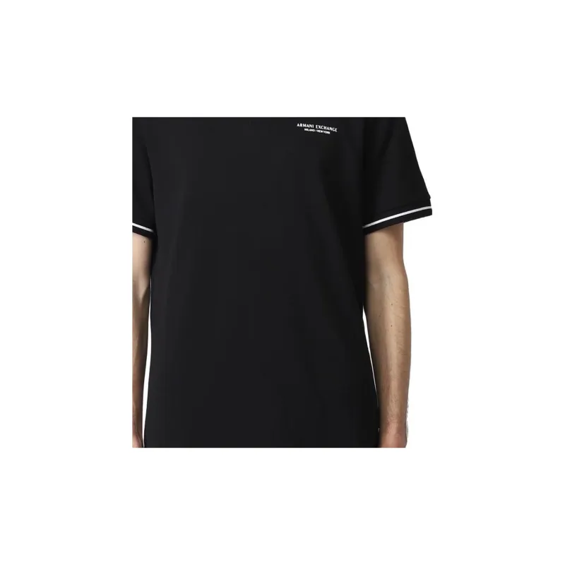 ARMANI EXCHANGE Polo Shirts Men Black-5