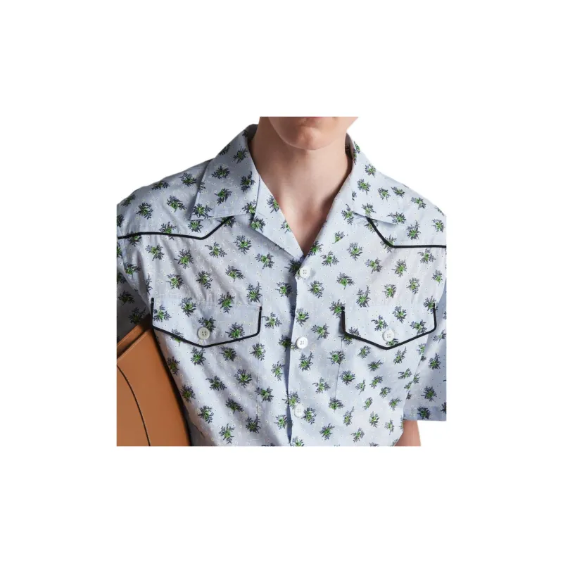 PRADA Shirts Men Green-3