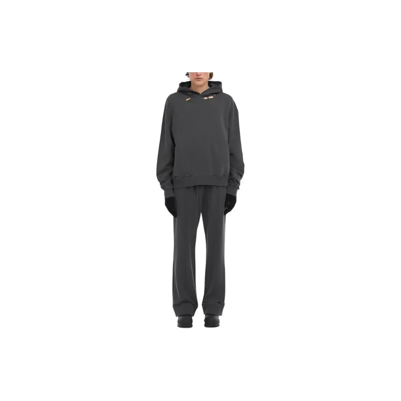 C2H4 Casual Pants Unisex Dark Gray-2